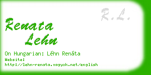 renata lehn business card